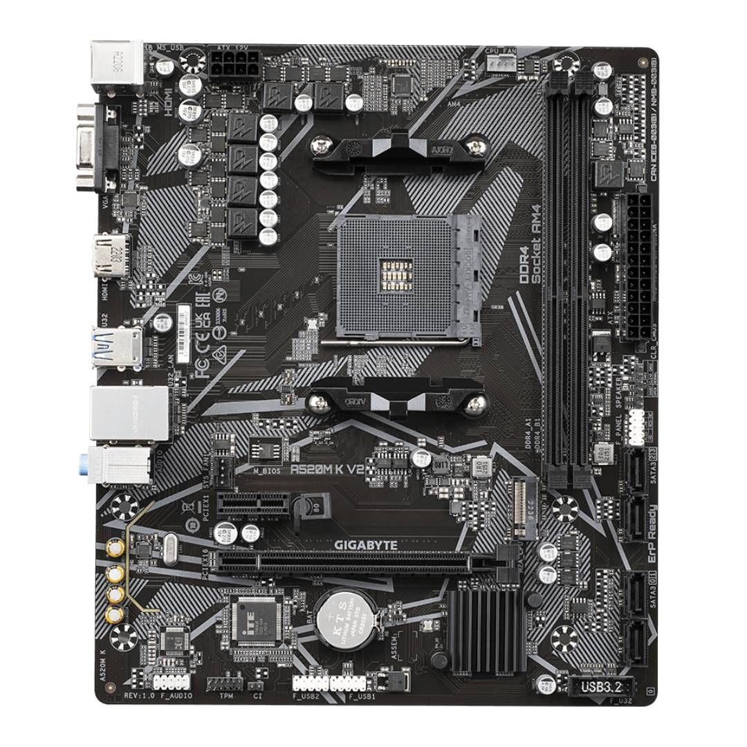 Placa Madre Gigabyte A520M-K V2 MicroATX AMD AM4-1