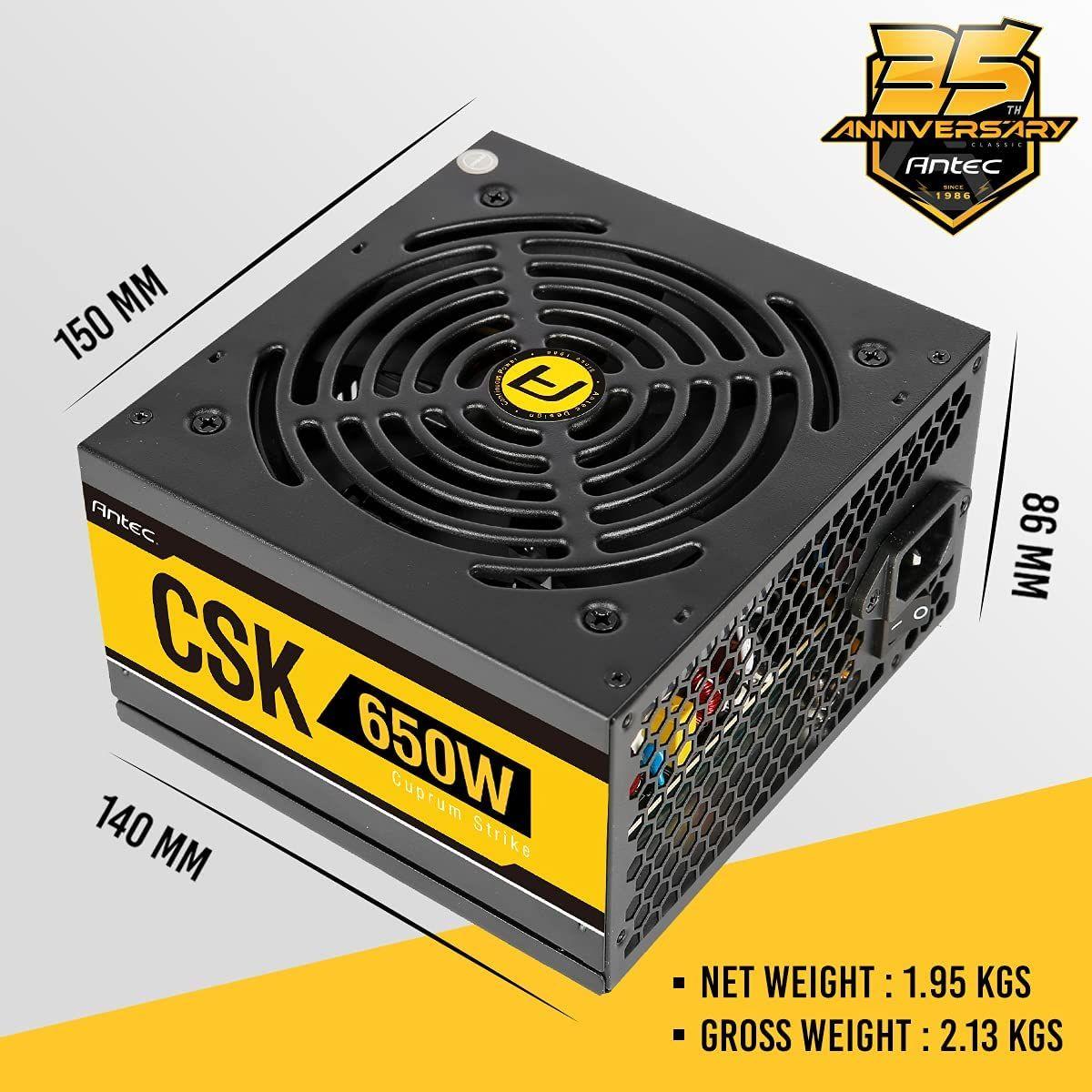 Fuente de Poder Antec 650W CSK650 EC 80+ Bronze-6
