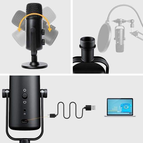 Microfono Profesional Streaming Podcast Maono Fairy Mic Usb-4