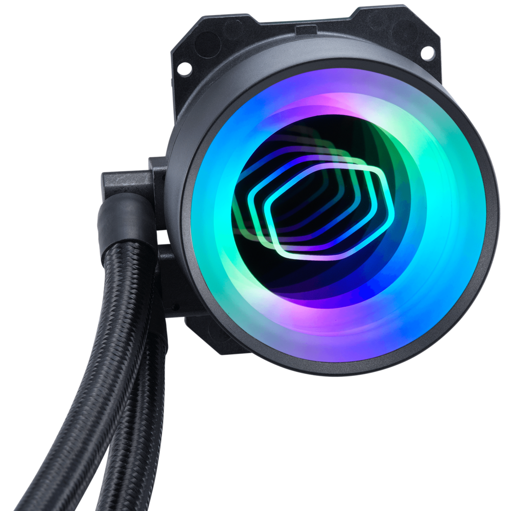 Refrigeración Liquida Aio Cooler Master Ml240 Mirror Rgb-6