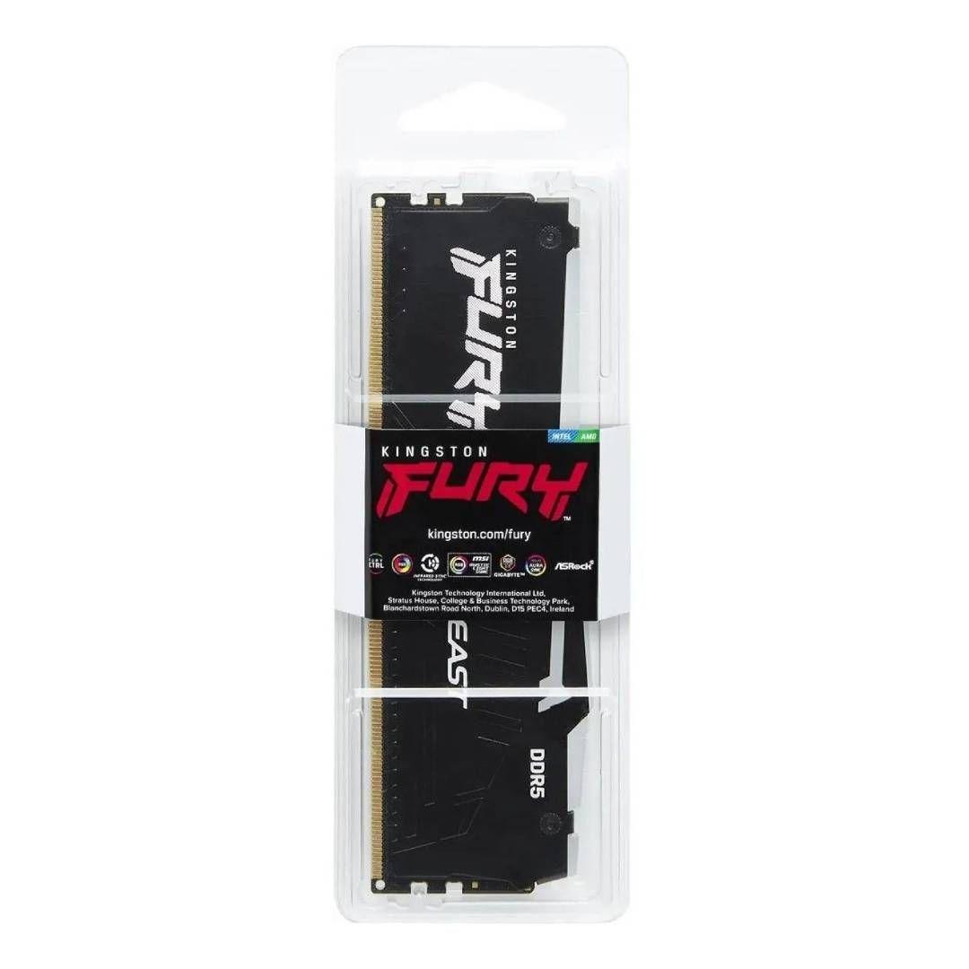 Memoria RAM Kingston Fury Beast Black RGB 32GB DDR5 6000 MTs-2