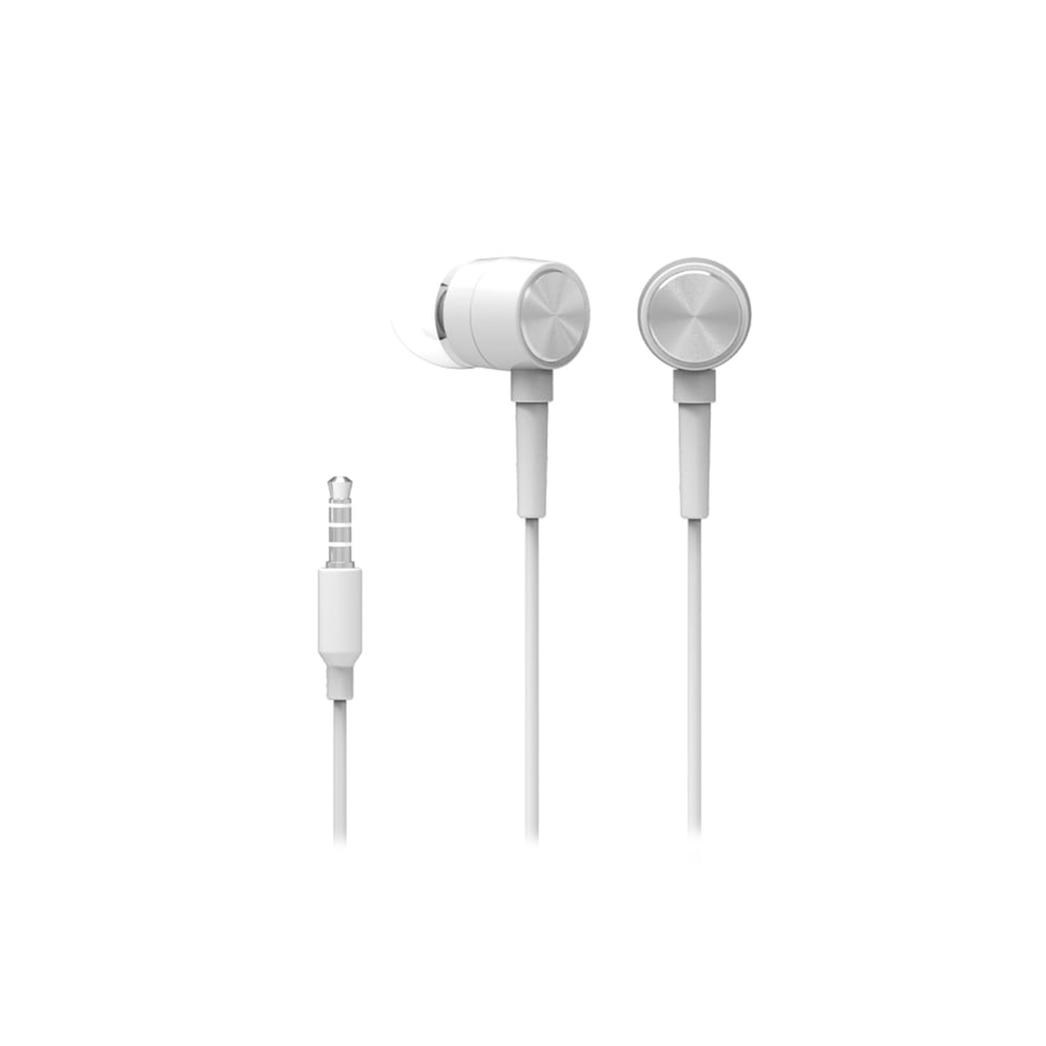Audífono In-Ear HP DHH-1111 Metal Blanco Jack 3.5mm-0