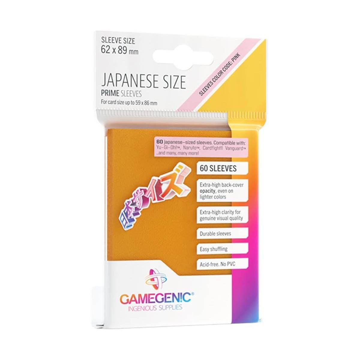 Protectores Prime Gamegenic - Orange (62 x 89 mm) (60ct)-0