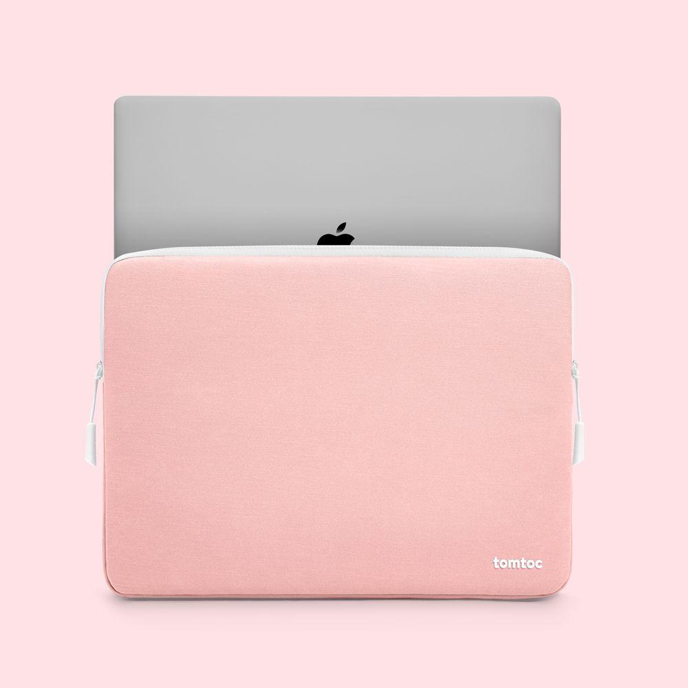Tomtoc Funda Lady Macbook 13'' + organizador Rosa A27-C02C01-3
