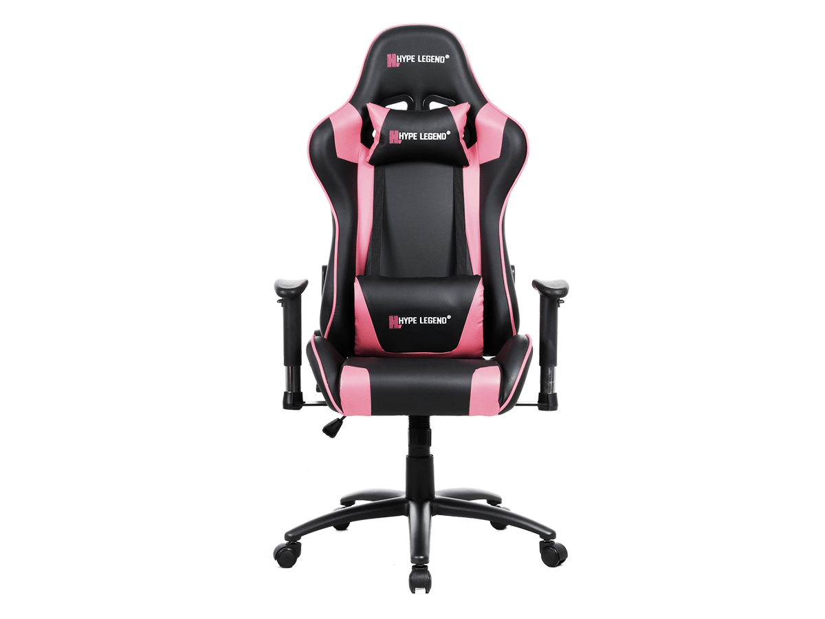 Silla Gamer Hype Legend Hero Pink Ajustable Apoyabrazos 3D-2