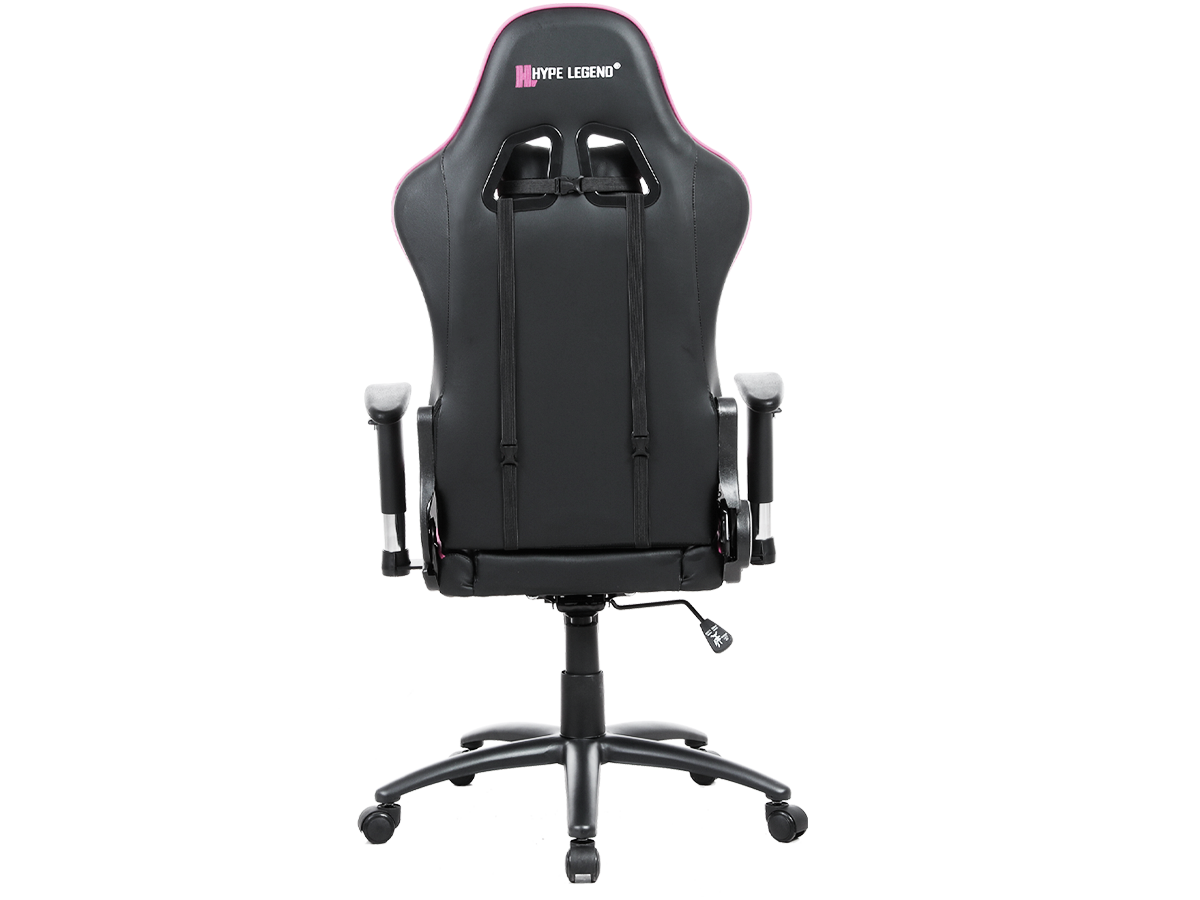 Silla Gamer Hype Legend Hero Pink Ajustable Apoyabrazos 3D-3