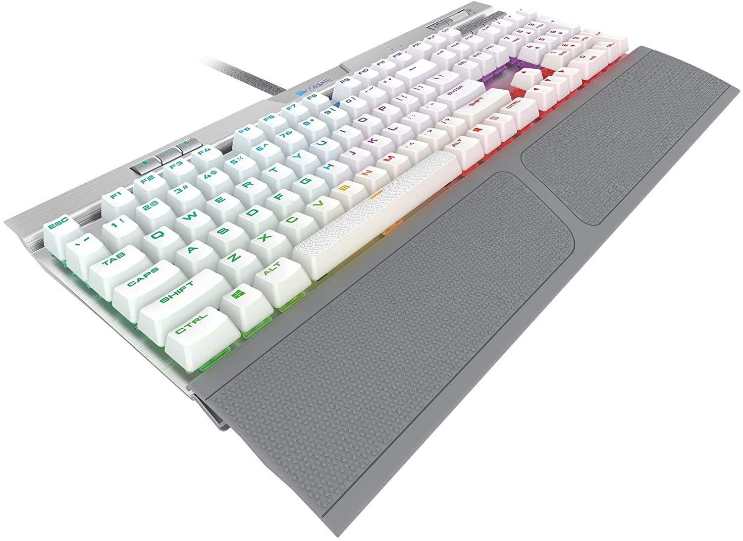 Teclado Gamer Corsair K70 RGB MK.2 SE Blanco SW Cherry MX-0