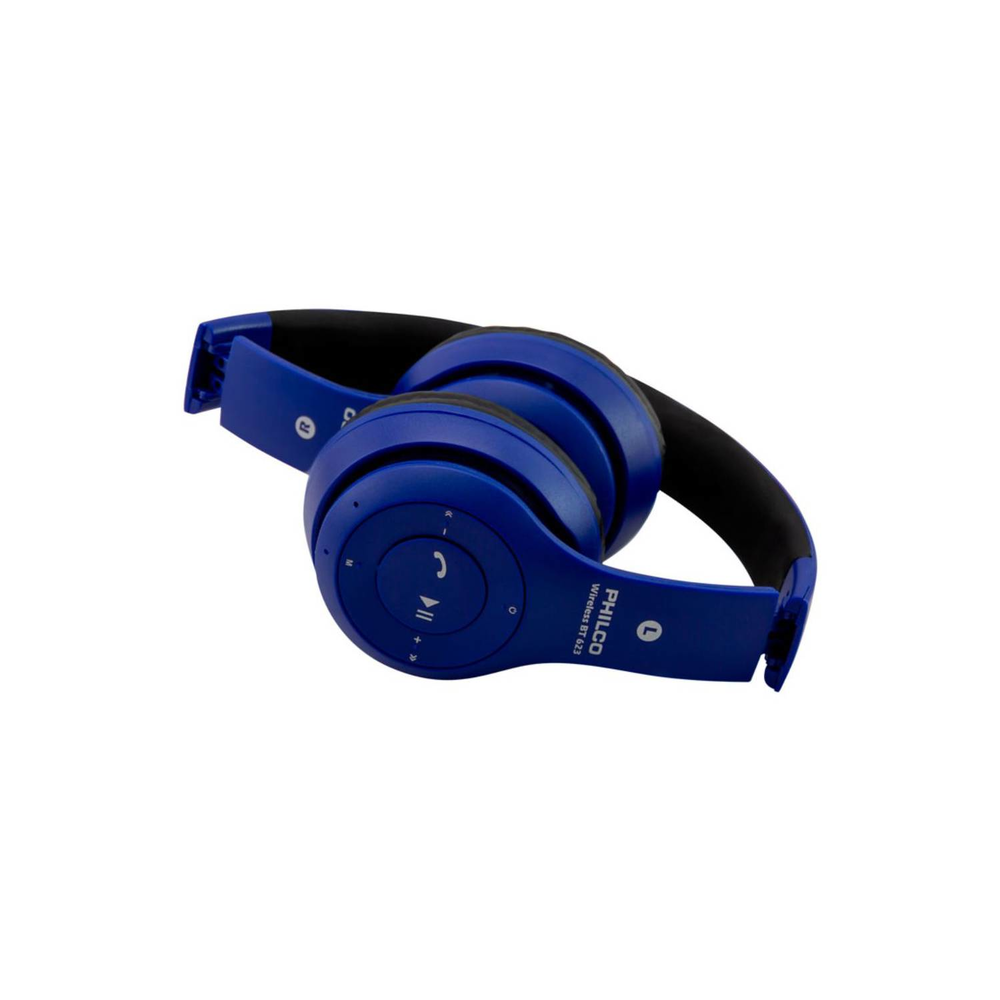 Audifono Philco Inalambrico 623 Plegable Radio FM Azul-3