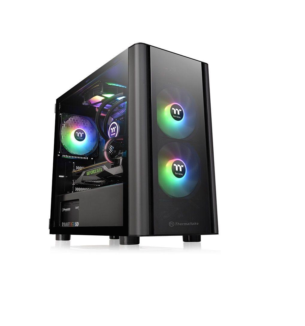 Gabinete Thermaltake V150 TG Black MicroATX-0
