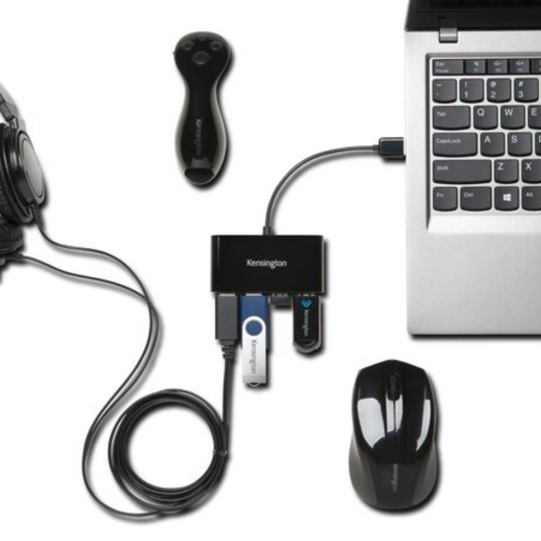 Hub USB 2.0 de 4 Puertos Kensington K39120-2