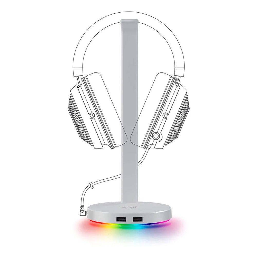 Soporte p Audifonos Razer Base Station V2 Chroma RGB Mercury-1