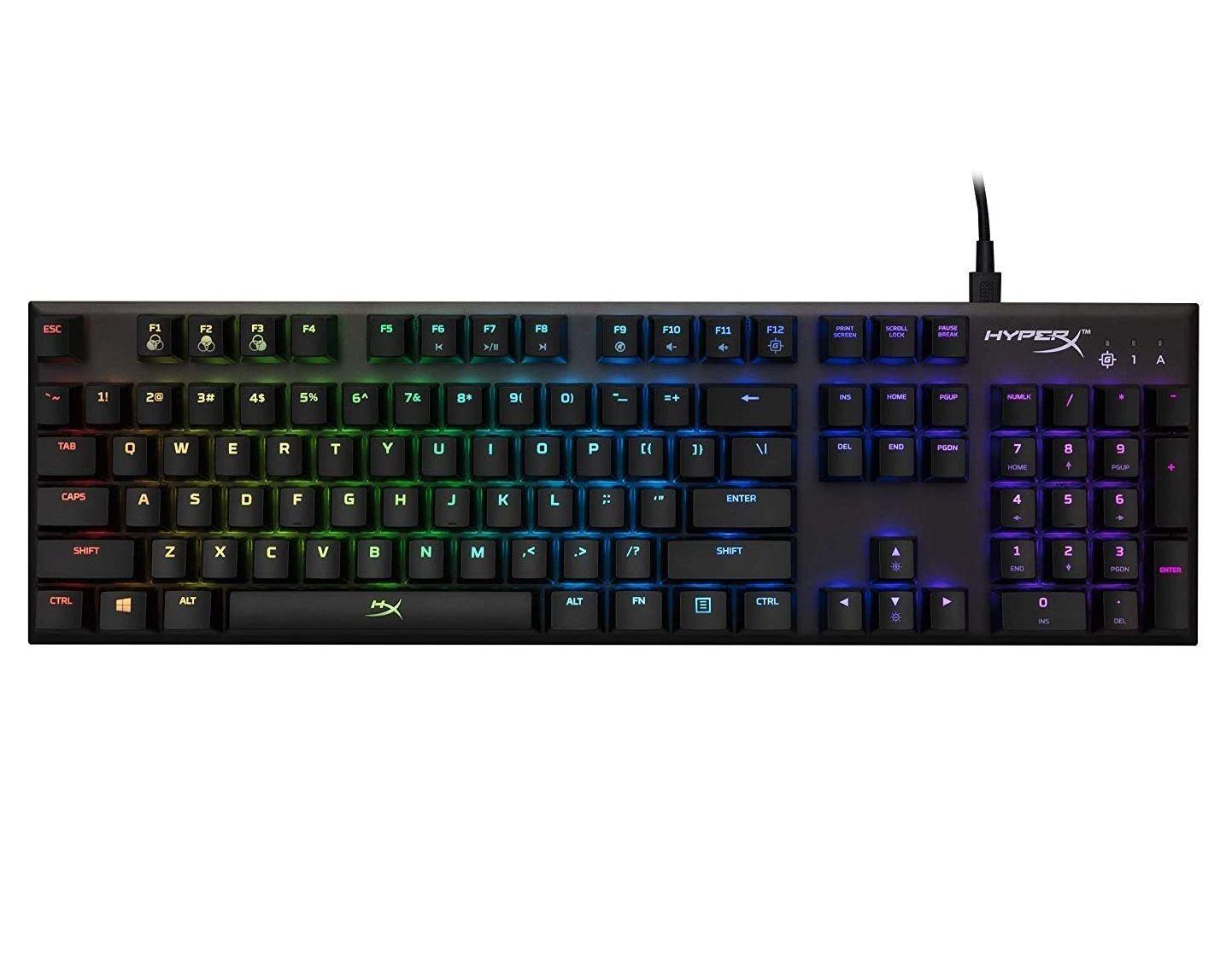 Teclado Gamer HyperX Alloy FPS RGB SW Kailh Silver Speed-1