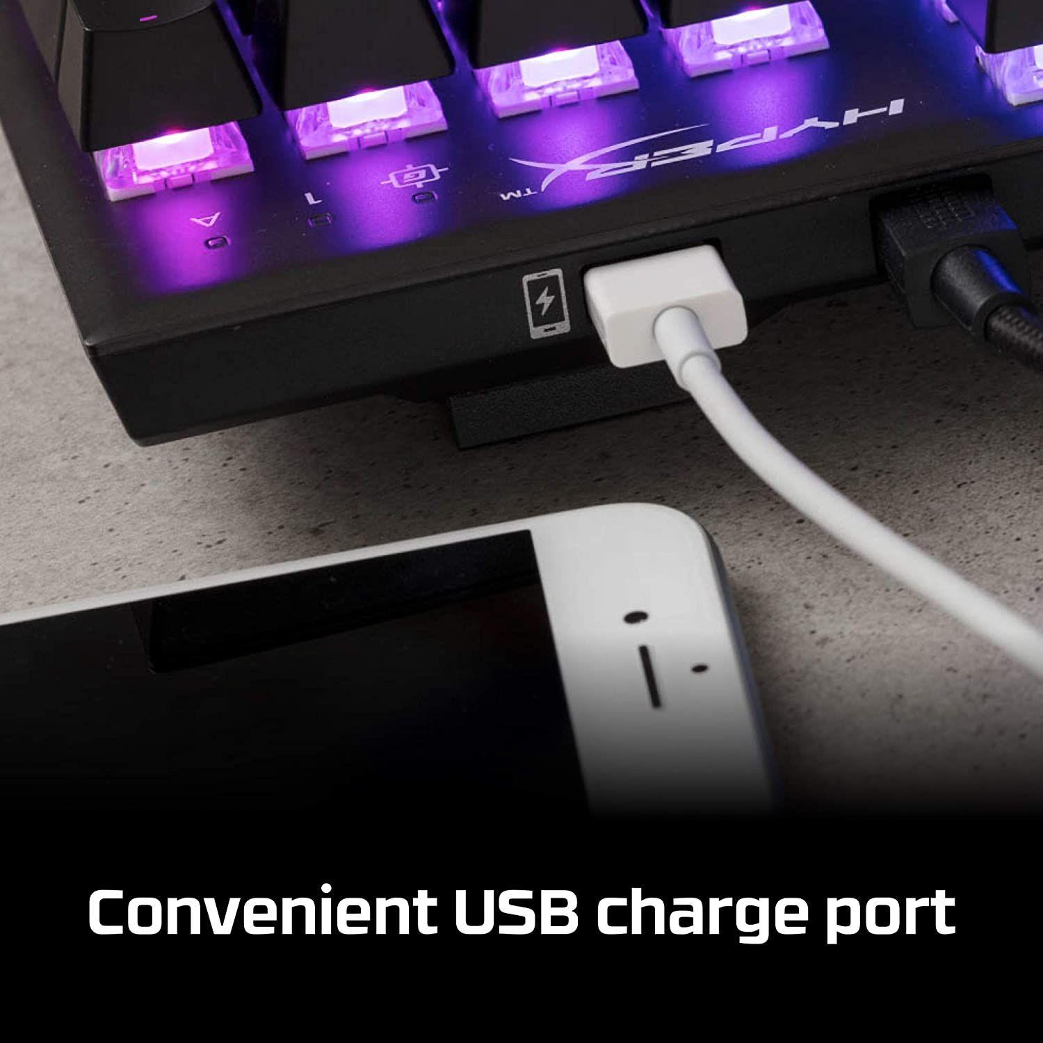 Teclado Gamer HyperX Alloy FPS RGB SW Kailh Silver Speed-4