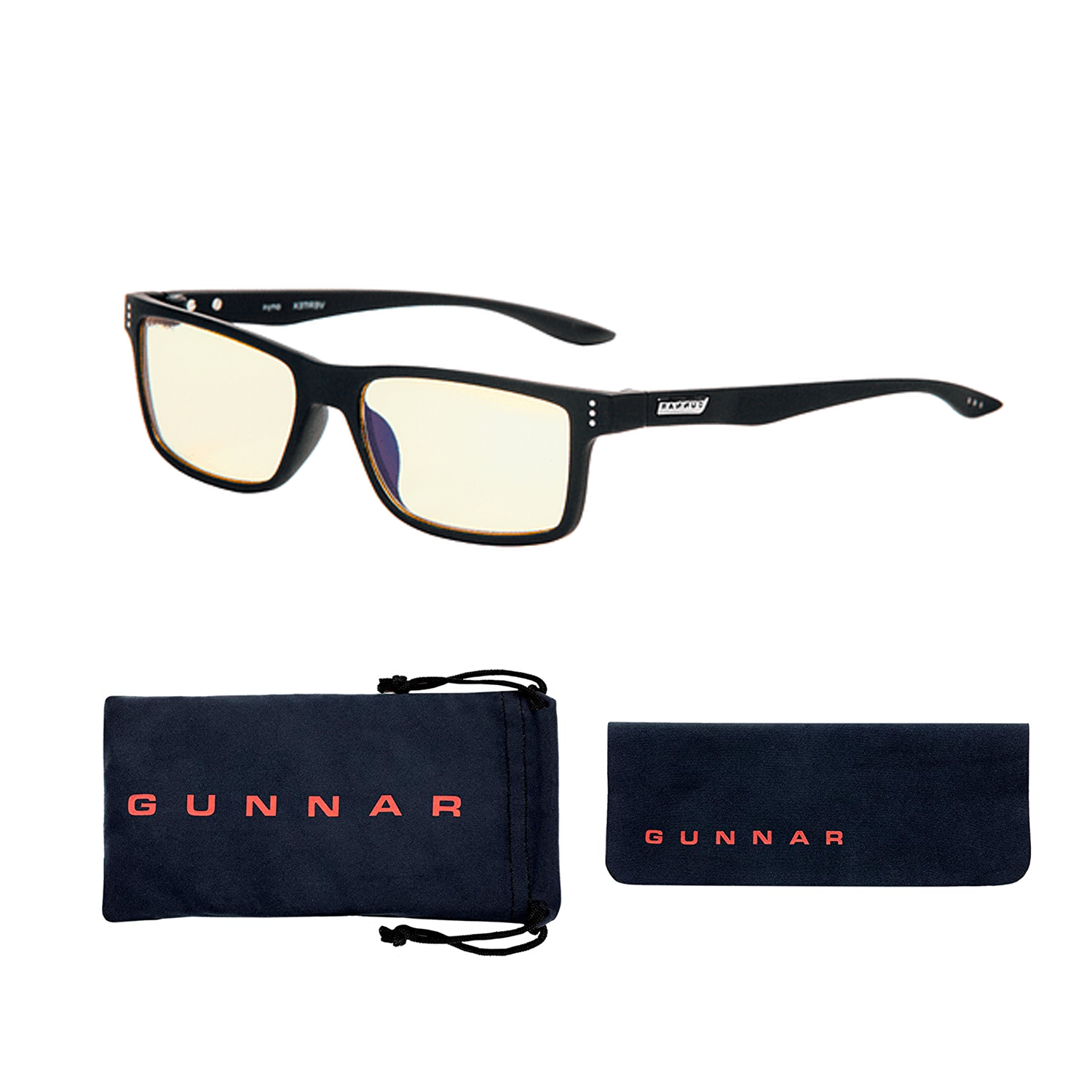 Lentes Gamer Gunnar Vertex Onyx Amber-3