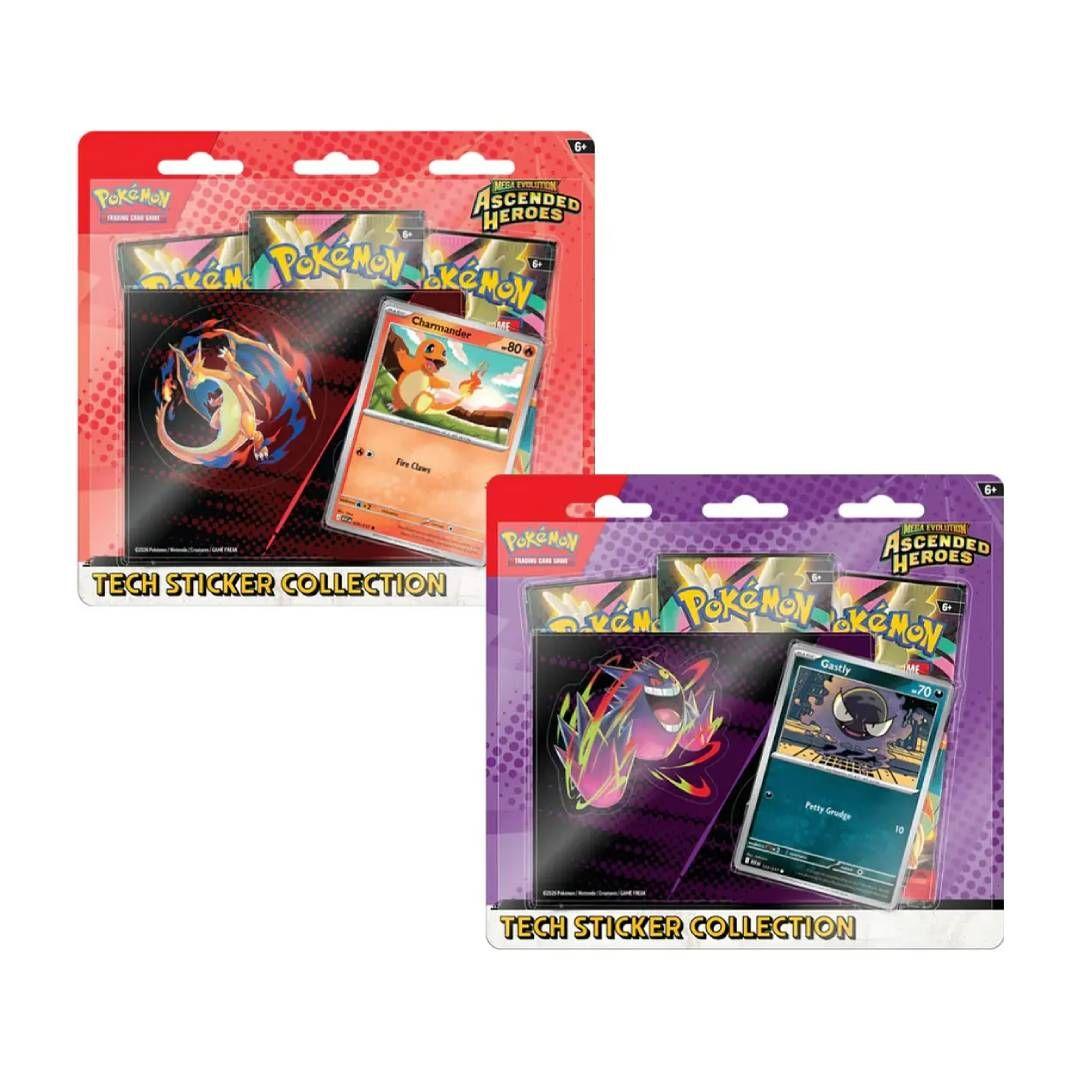 Pokemon: Ascended Heroes, Tech Sticker Collection Ingles X1-0