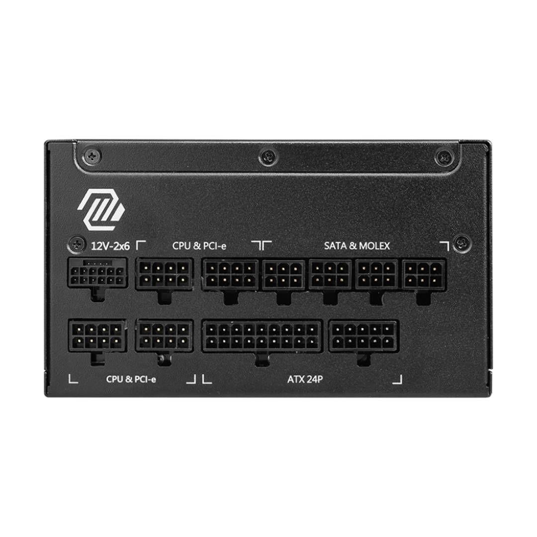 Fuente de Poder MSI MAG A1250GL PCIE5 1250W 80+ Gold Modular-2