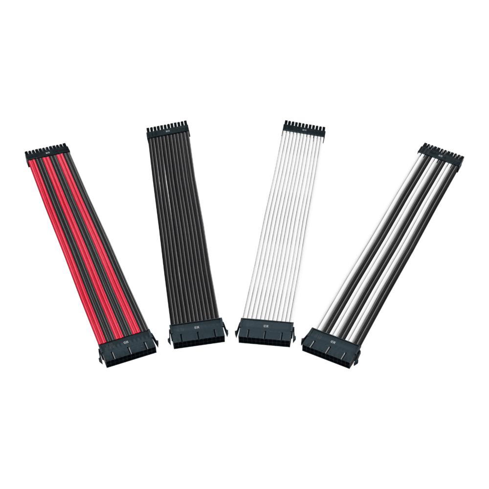Kit Cables Extension para PSU Cooler Master Rojo y Negro-1