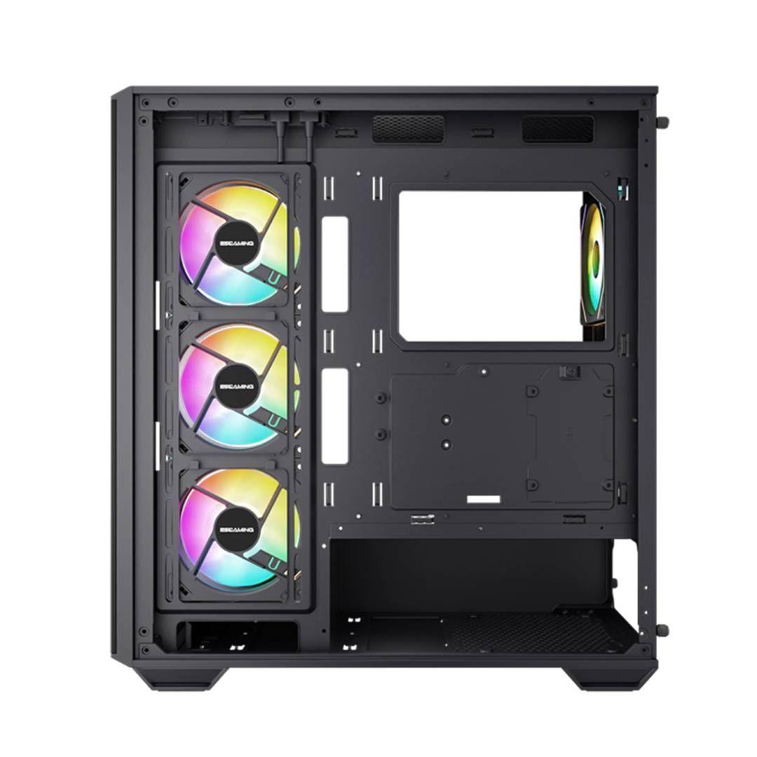 Gabinete Gamer ESGAMING Gilgamesh - Negro, ATX-4