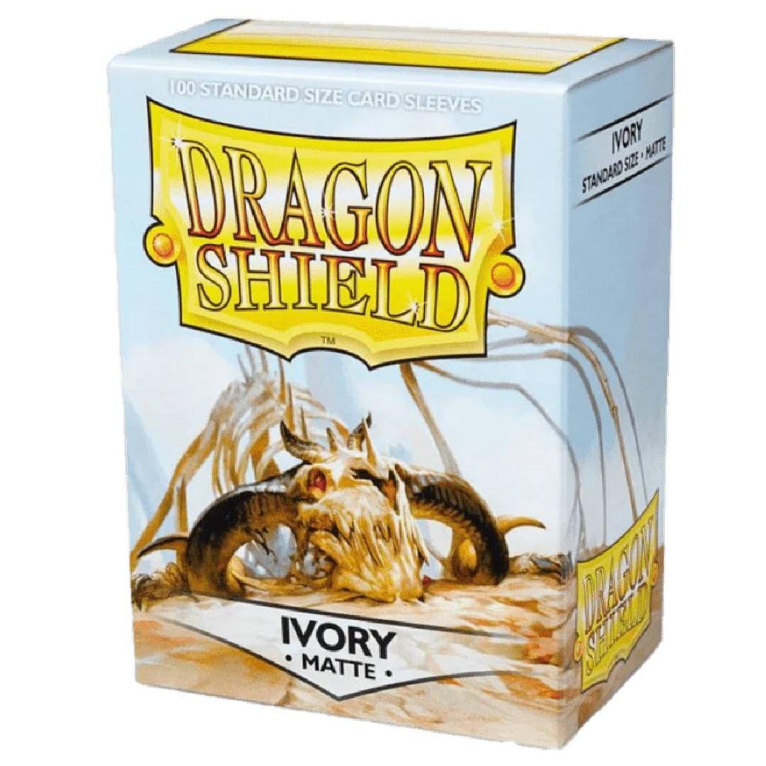 Protectores Dragon Shield 100 - Standard Matte Ivory-0