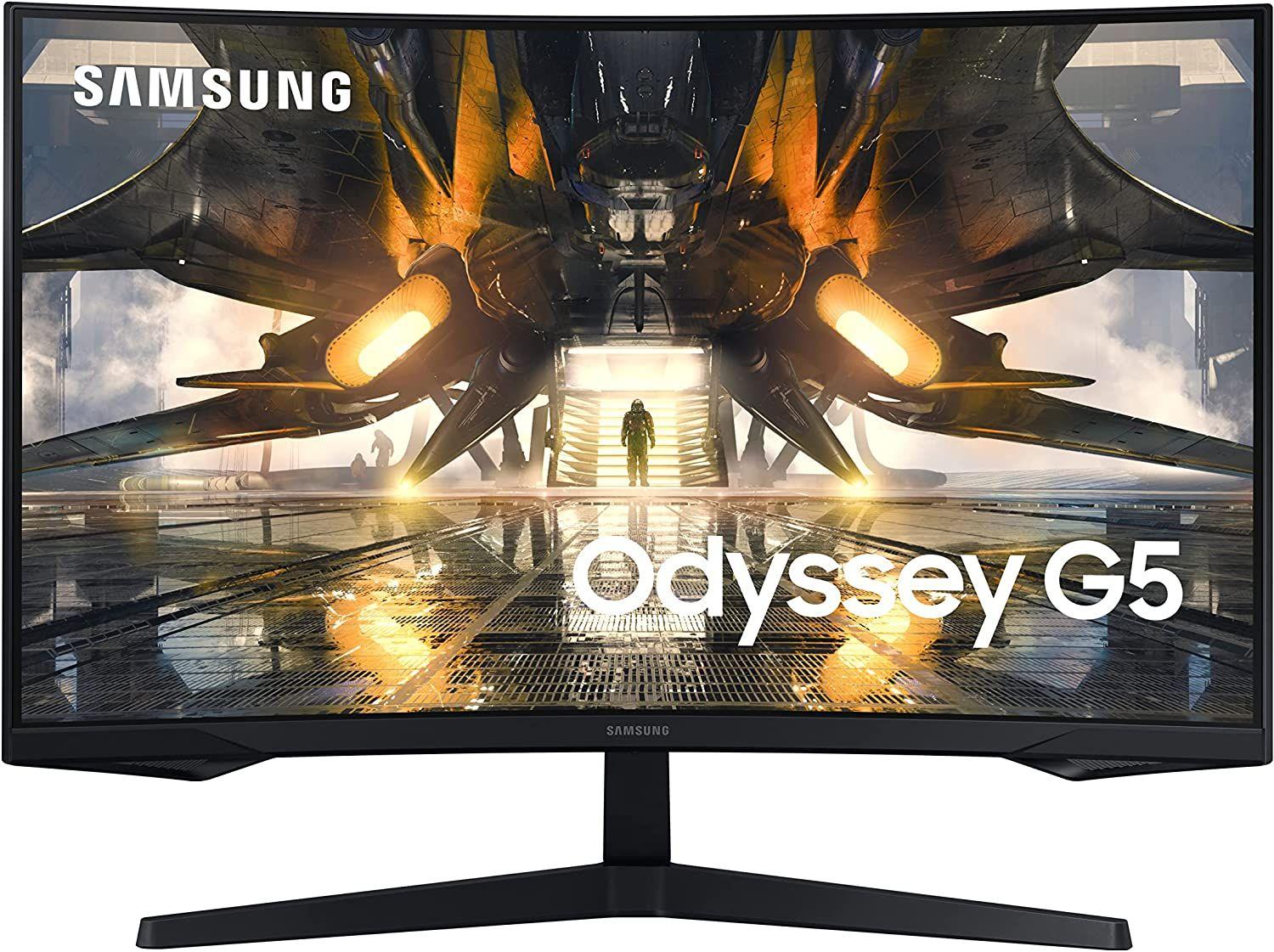 Monitor Gamer Samsung Odyssey G5 32" 1ms 165hz Curvo QHD-0