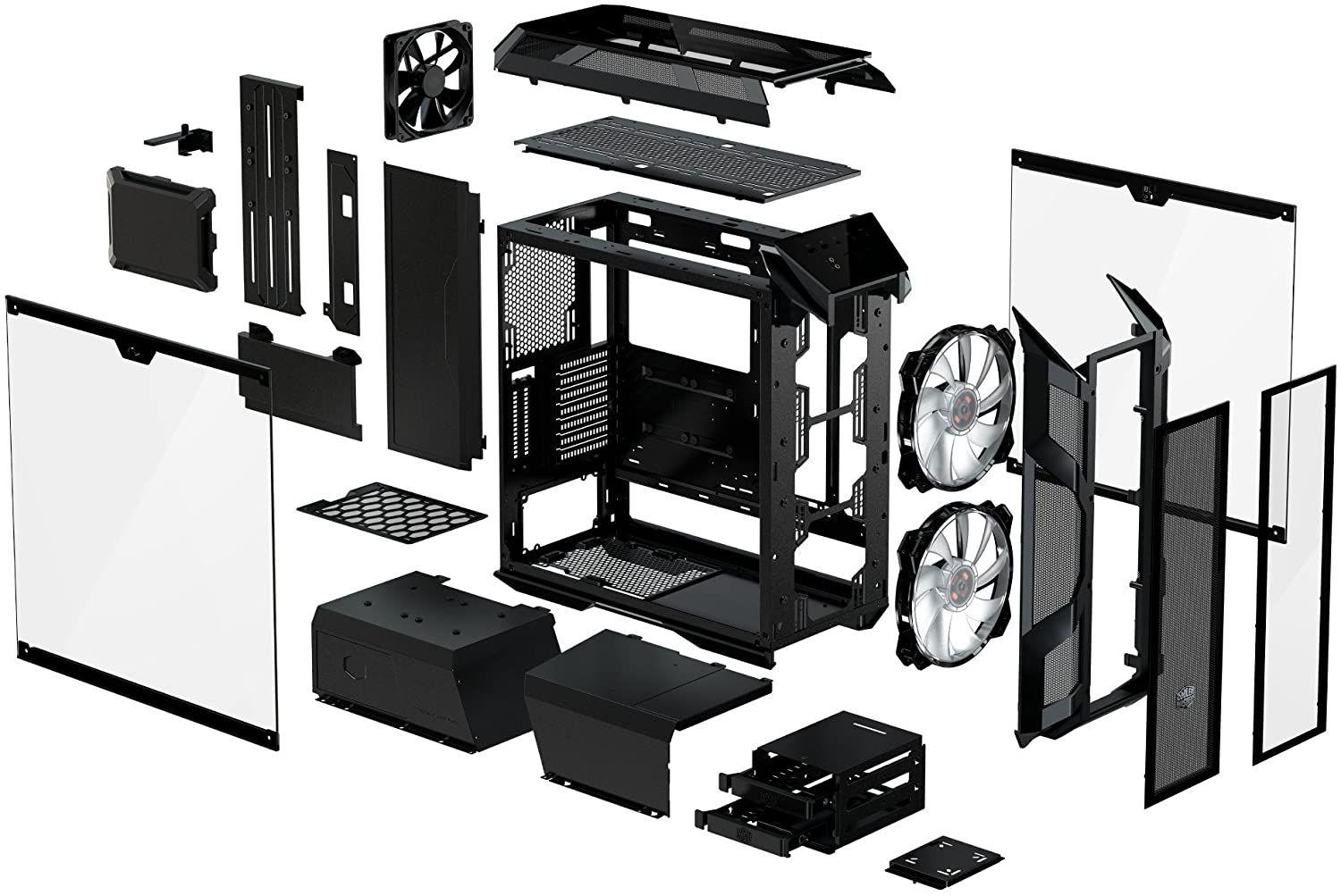 Gabinete Cooler Master Mastercase H500M 2 Fans ARGB 200mm-7