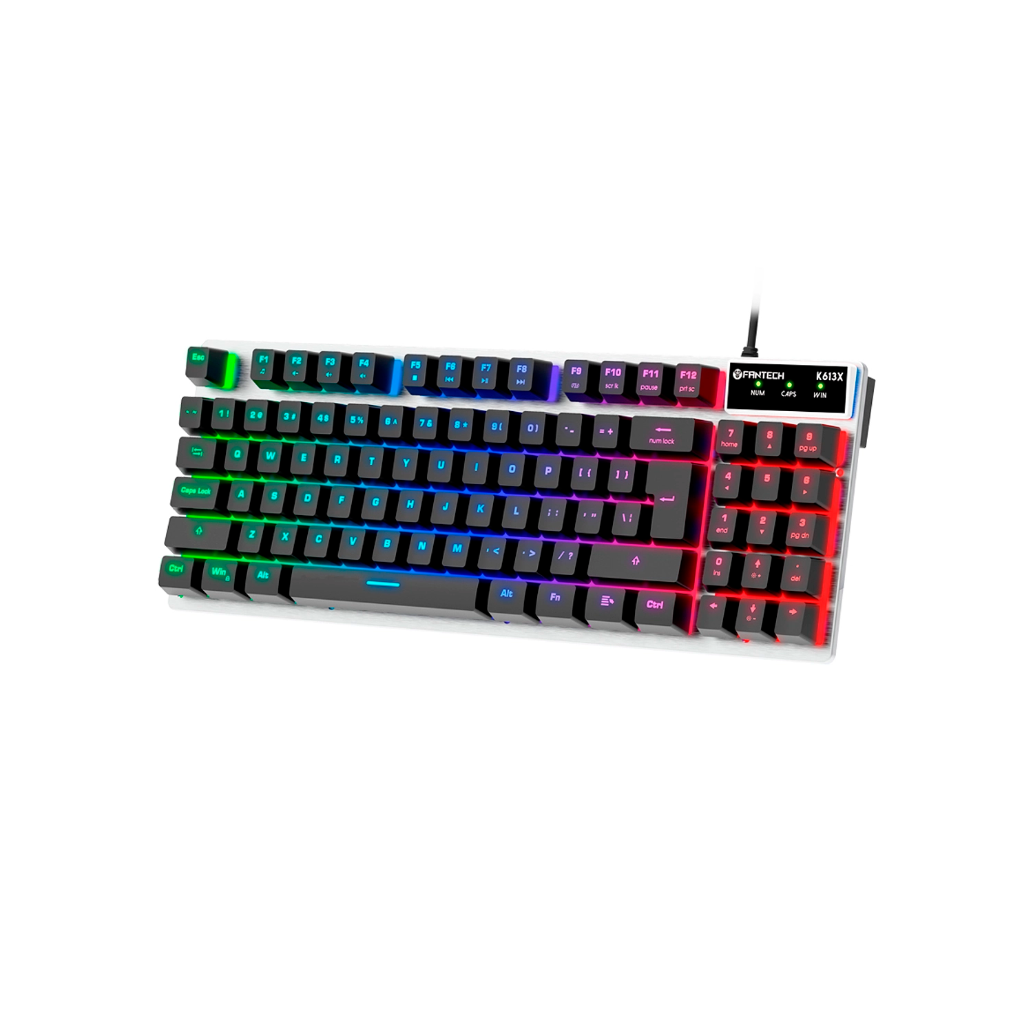 Teclado Gamer Fantech Fighter K613X Black Edition-1