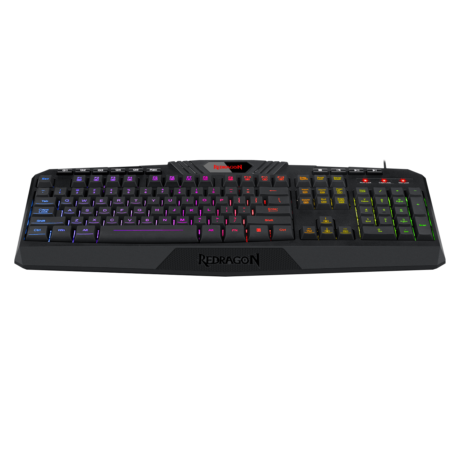 Teclado Gamer Redragon Harpe USB RGB Membrana Español-1