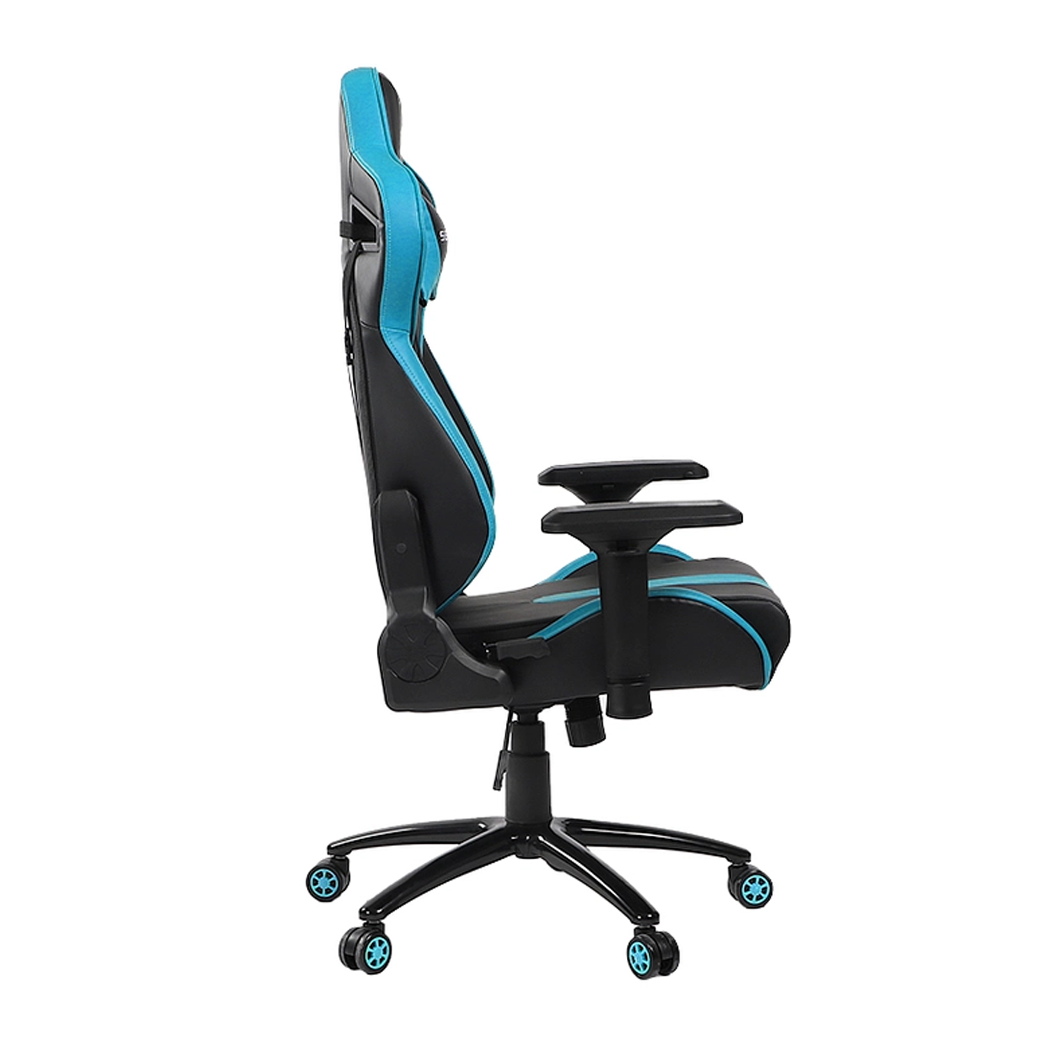 Silla Gamer Sevenwin Nova Sky Blue Ajustable Apoyabrazo 3d-2