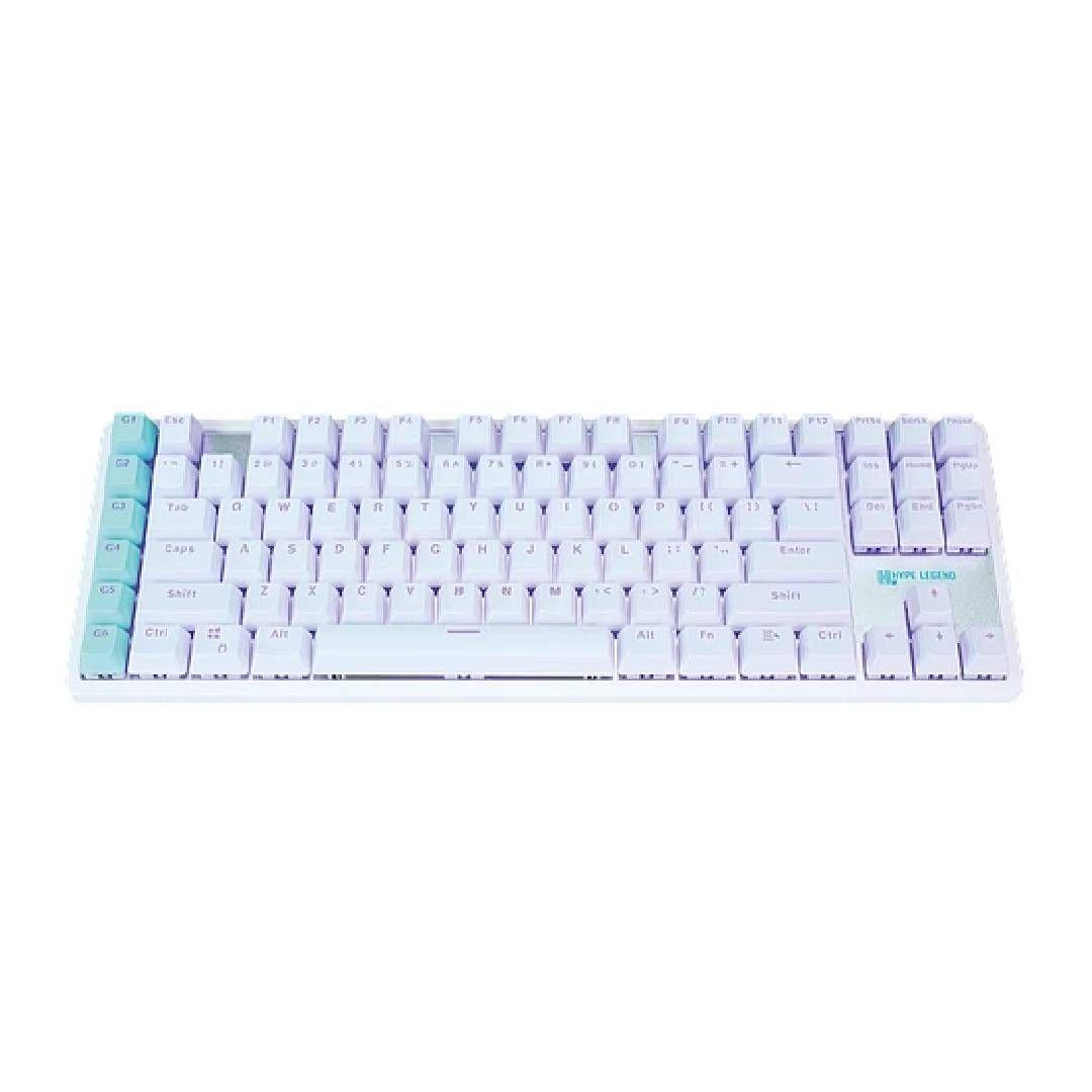 Teclado Gamer Hype Legend L Blanco SW Outemu Brown-0