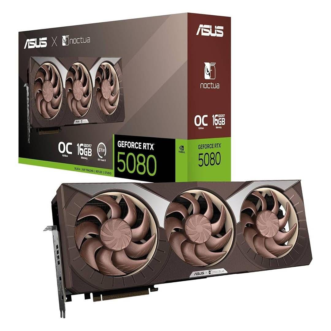Tarjeta de Video ASUS GeForce RTX 5080 16GB GDDR7 Noctua OC-0