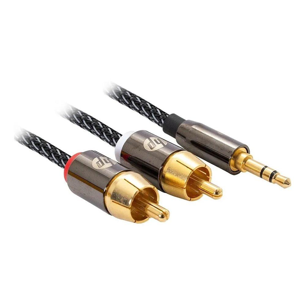 Cable Auxiliar HP Pro 3.5 MM a RCA Audio 1.5 Metros-0