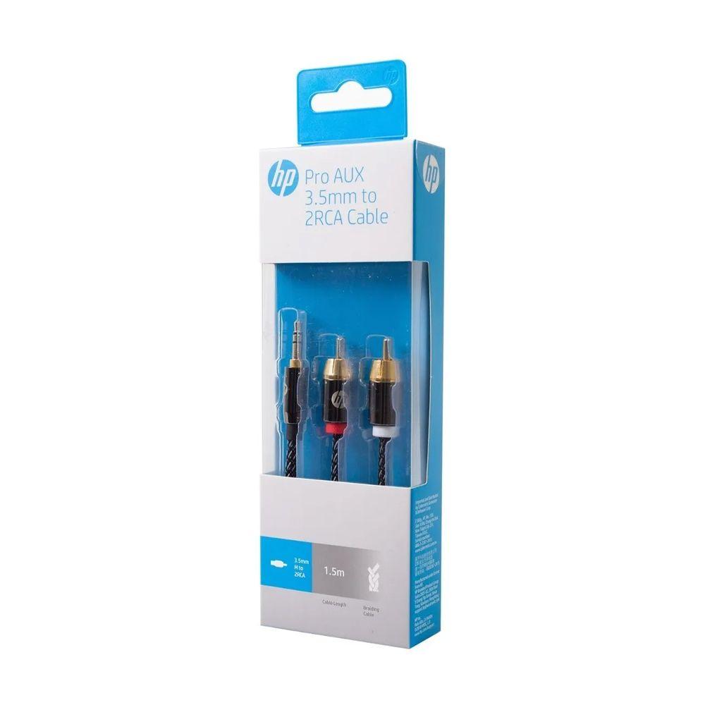 Cable Auxiliar HP Pro 3.5 MM a RCA Audio 1.5 Metros-1