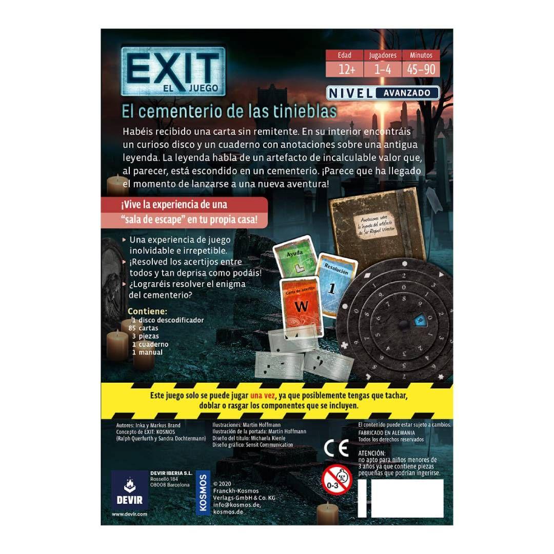 Juego de Mesa Exit El Cementerio de las Tinieblas-2
