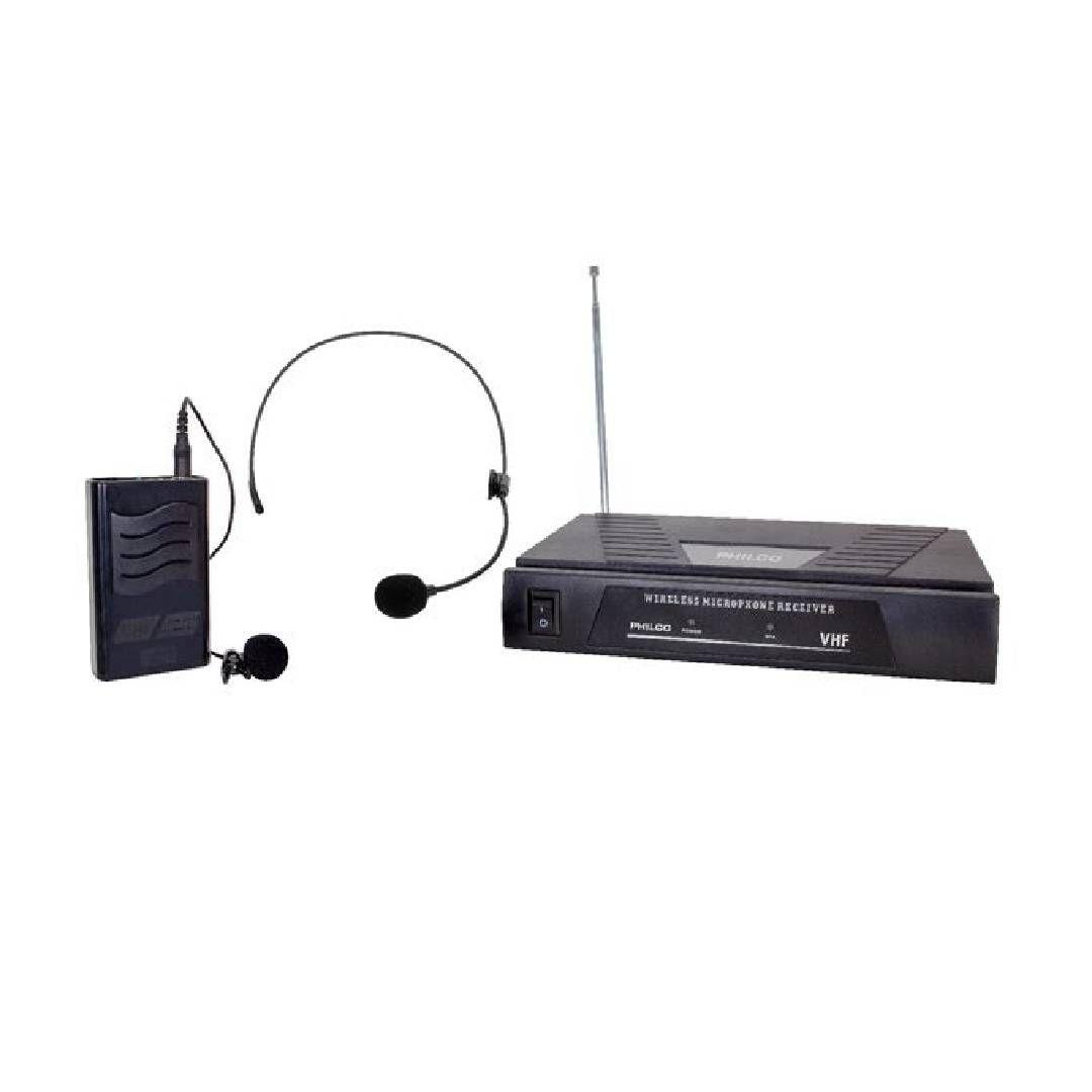Micrófono Philco Inalámbrico VHF 2 En 1 6.3 MM-0