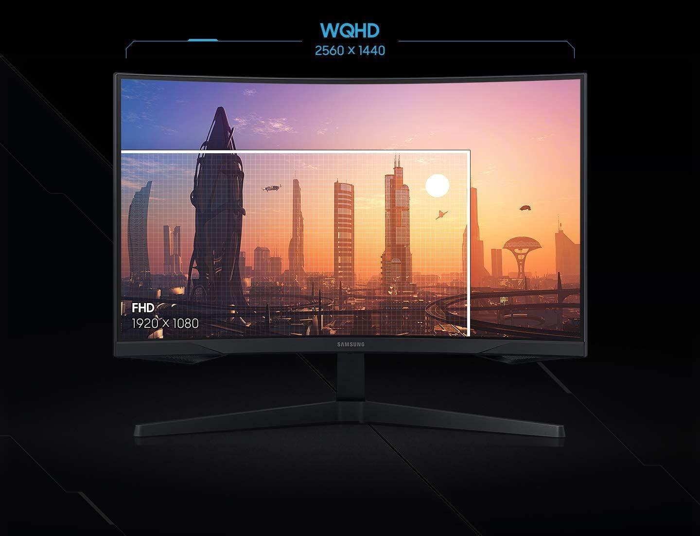 Monitor Gamer Curvo Samsung 27" G5 Odyssey LC27G55TQ 144HZ-7