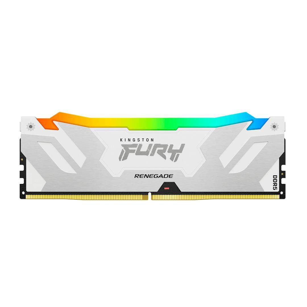 Memoria RAM Kingston Fury Renegade 16G DDR5 6400M White RGB-0