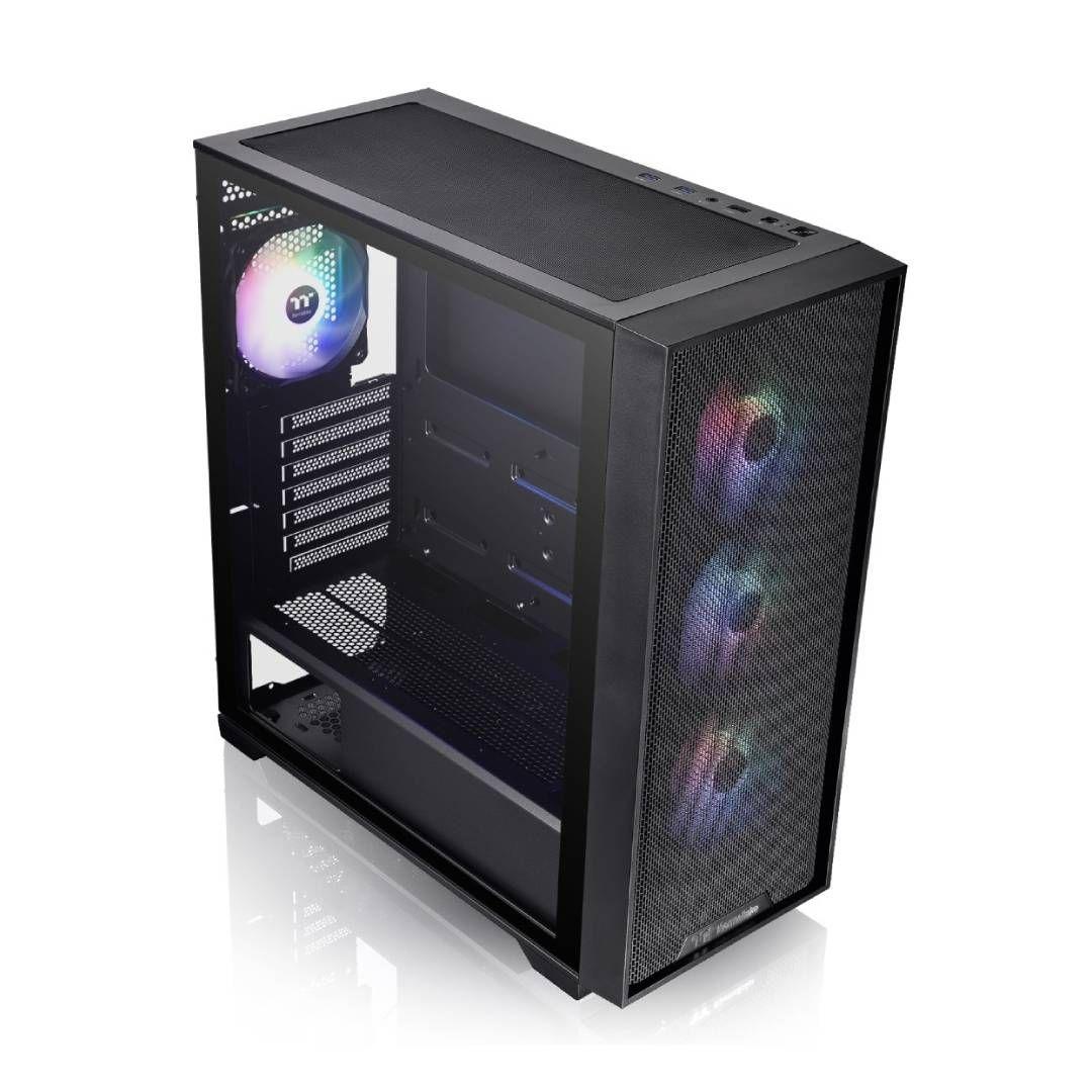 Gabinete + Fuente de Poder Thermaltake H390 TG ARGB C+P 750W-4