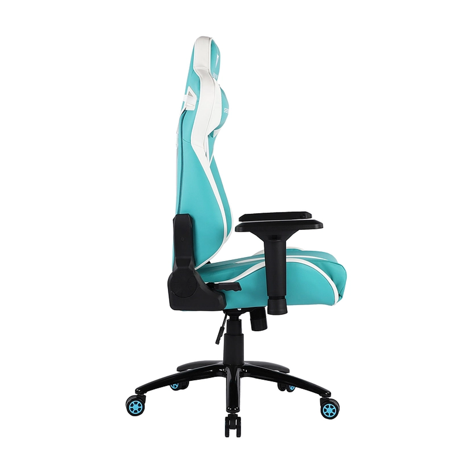Silla Gamer Sevenwin Nova Turquesa/Blanco Apoyabrazo 3d-2