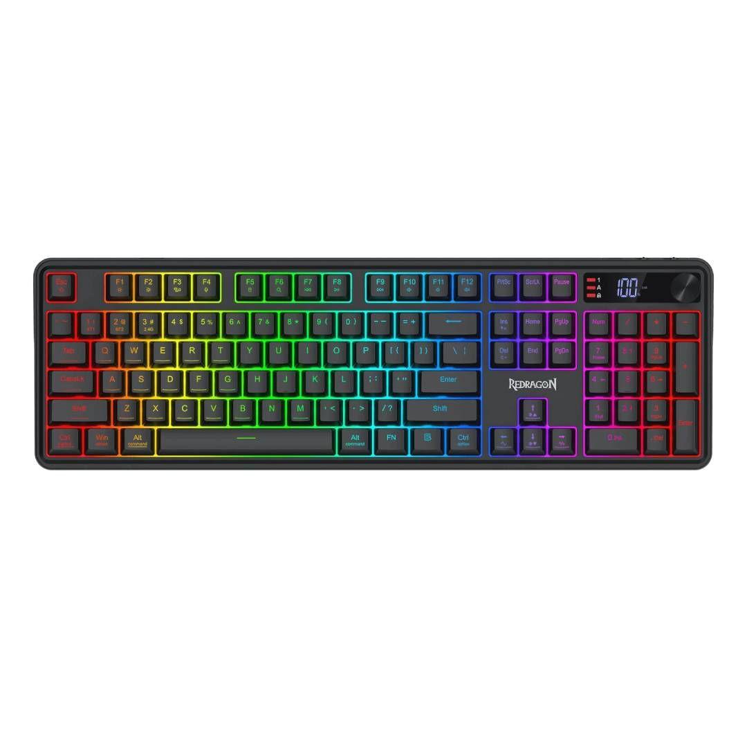 Teclado Inalámbrico Redragon Volcano K526-PRO Membrana-0