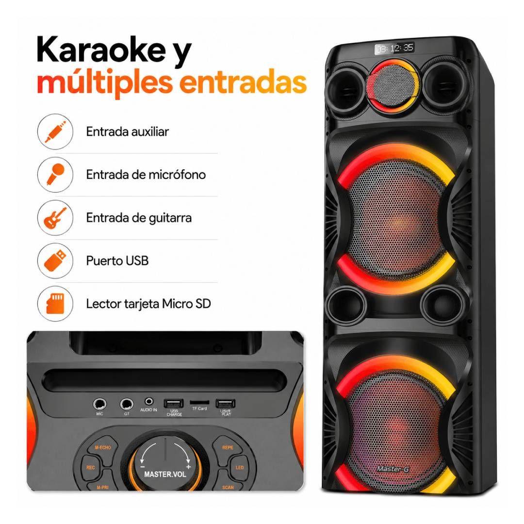 Parlante Karaoke Master G MGECLIPSE 12” con Bluetooth 5.3-4