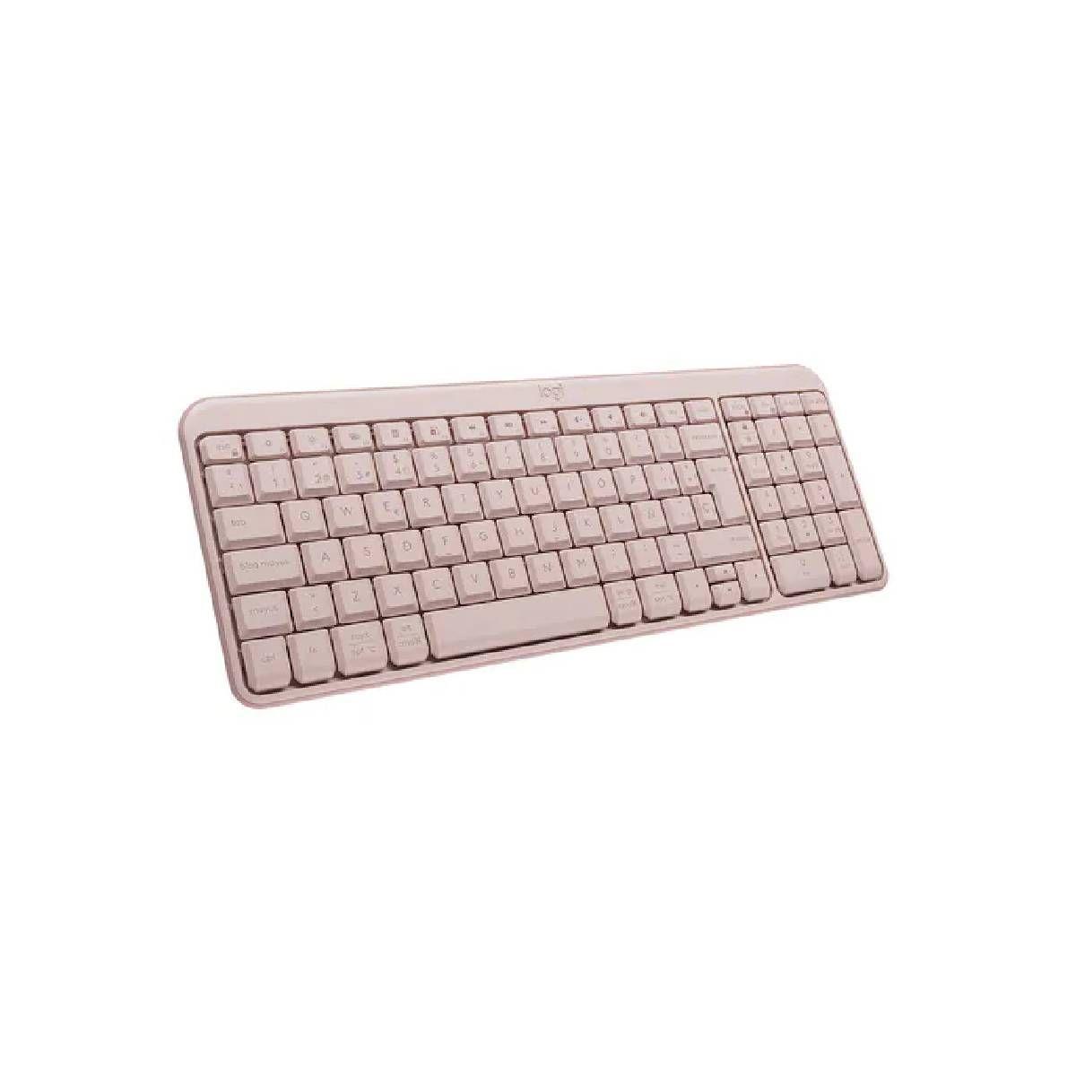 Teclado Compacto Logitech K250 Bluetooth Rosa-1