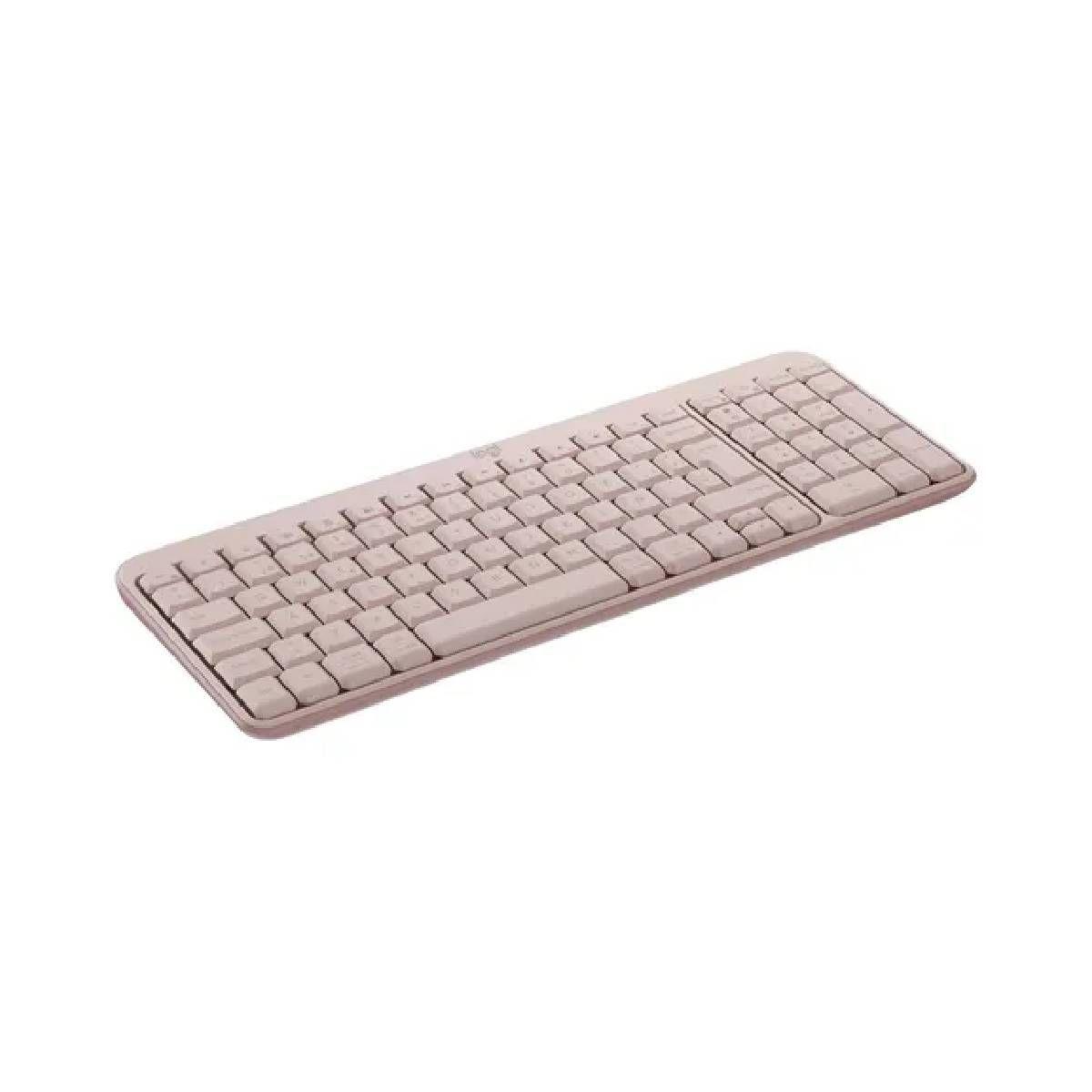 Teclado Compacto Logitech K250 Bluetooth Rosa-2