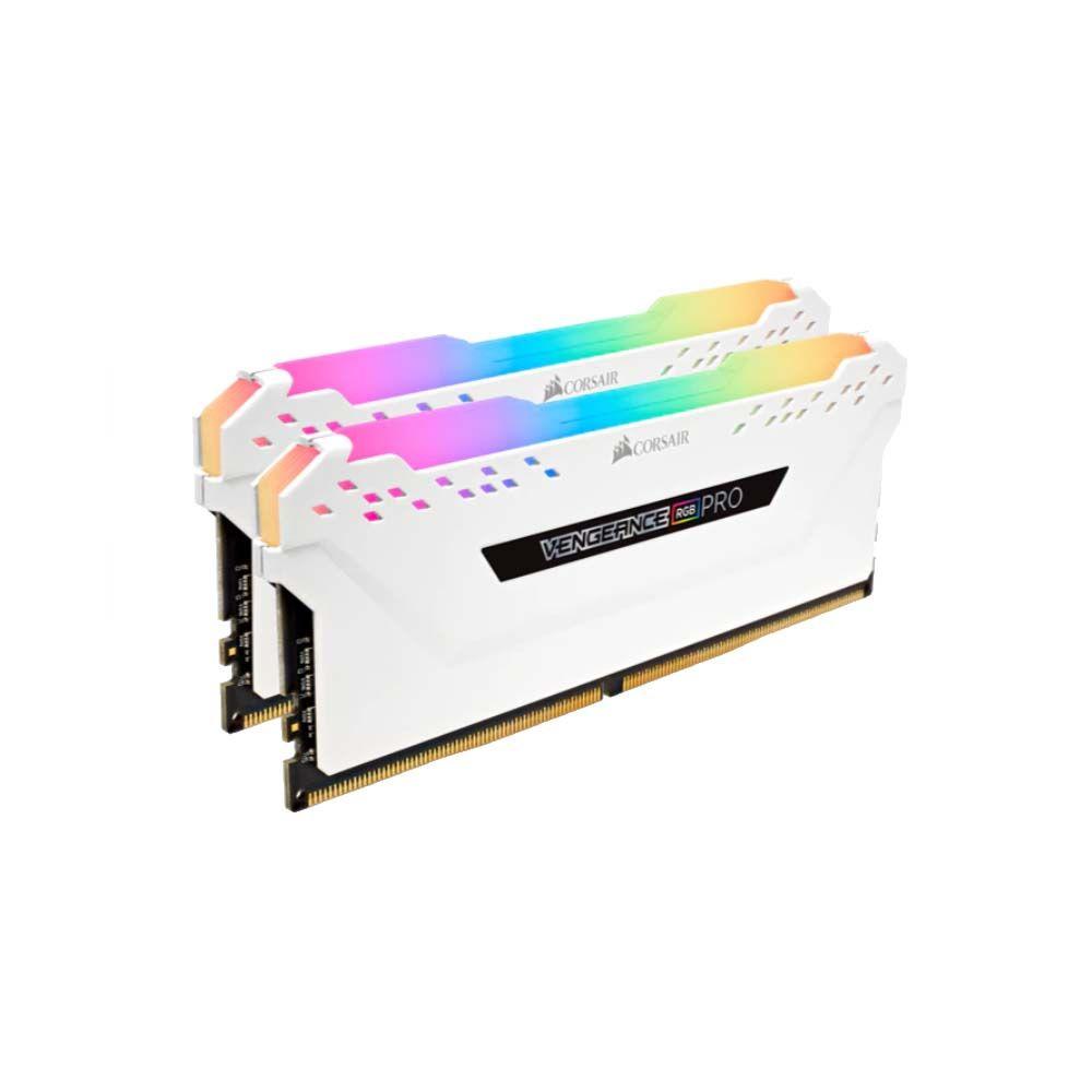 Pack Memoria Ram Corsair Vengeance RGB PRO White 2x8GB 2666-1