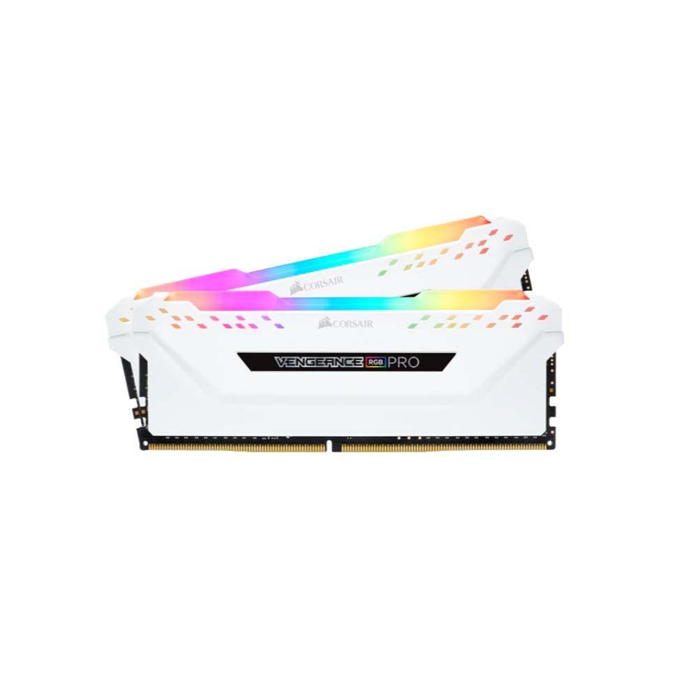 Pack Memoria Ram Corsair Vengeance RGB PRO White 2x8GB 2666-2