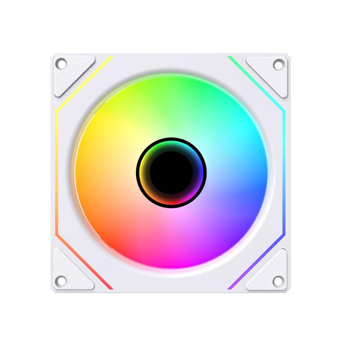 Pack Fans X3 Exodia ARGB Blanco 120mm con Controlador-2