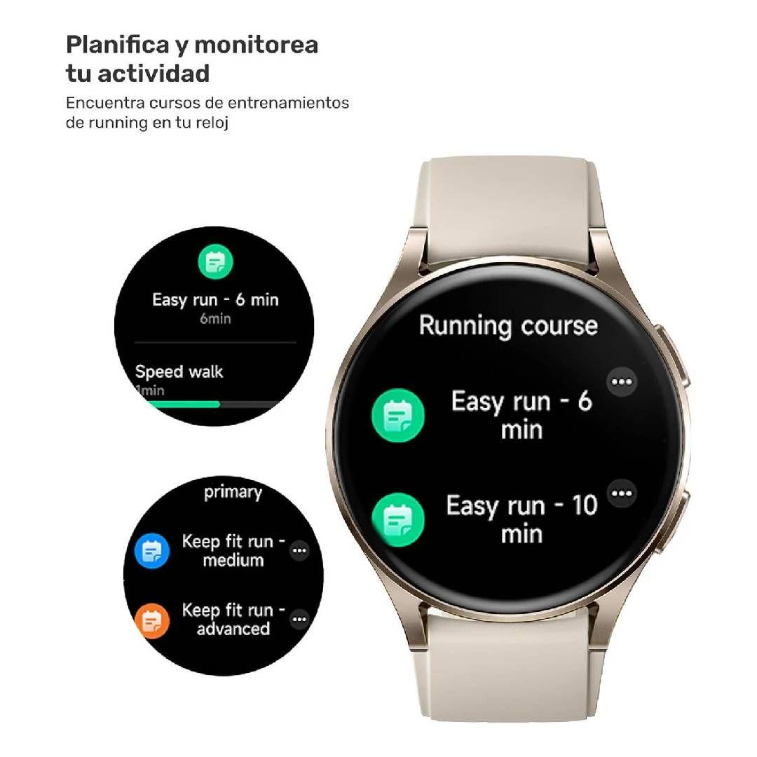 Reloj Smartwatch Lhotse Vibe 05 GPS Cream 42mm-4