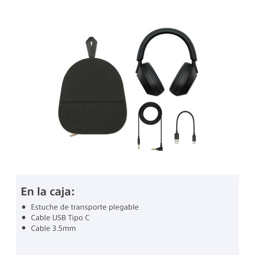 Audífonos Inalámbricos Sony WH-1000XM5 Noise-Canceling Negro-3