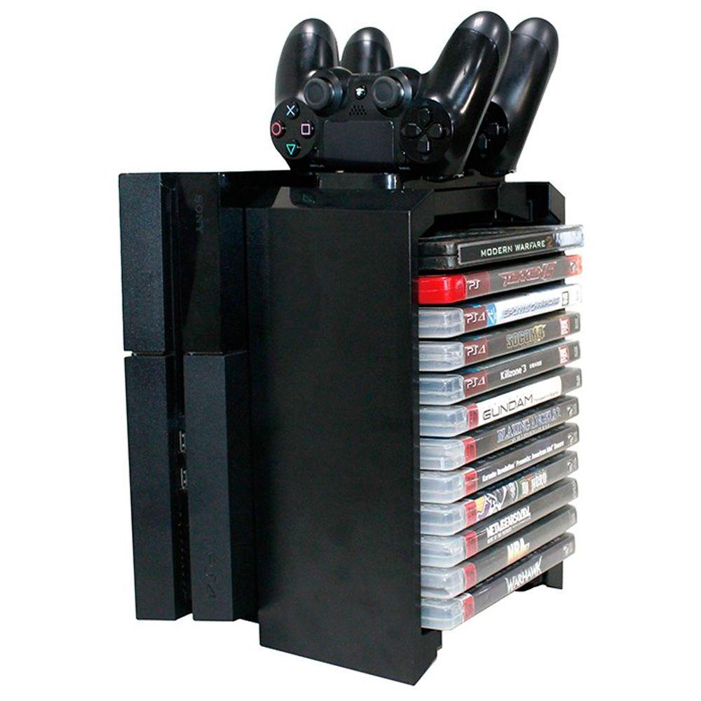 Base DOBE de almacenamiento para PS4/XBOX One  12 juegos-1