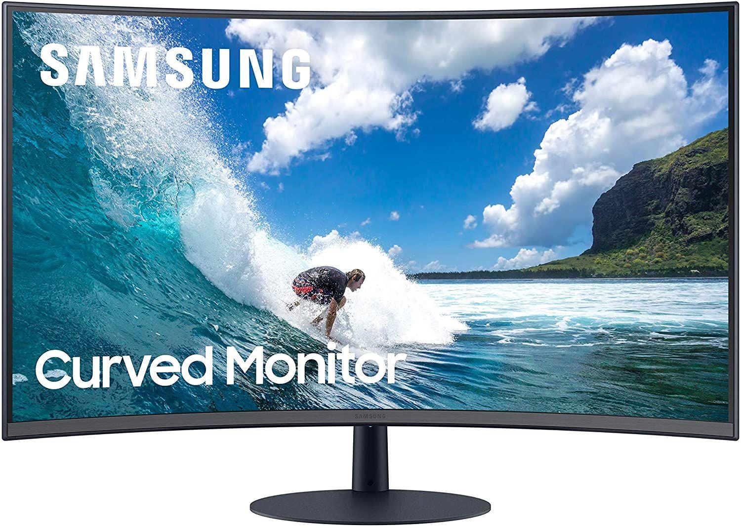 Monitor Gamer Curvo Samsung 27" Full HD 75hz LED LC27T550-1