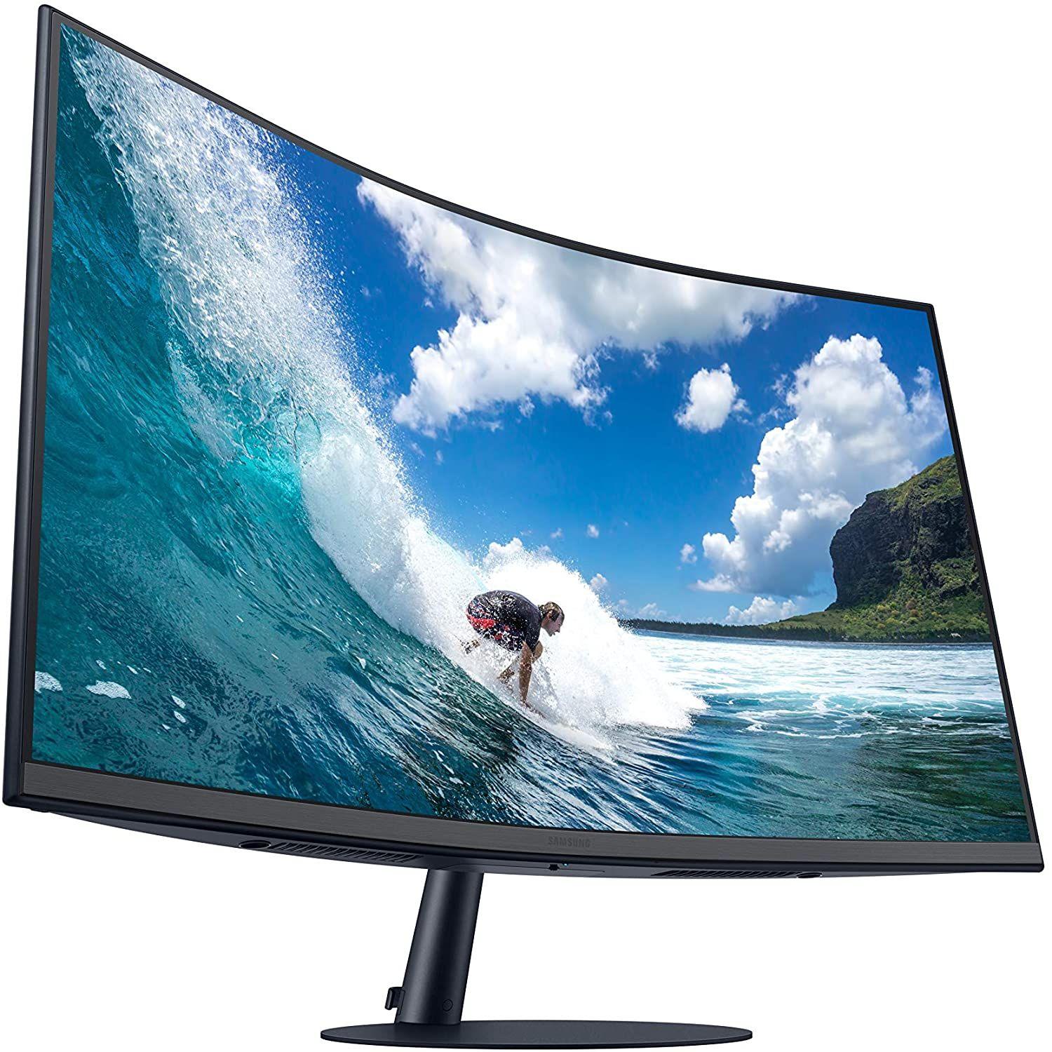 Monitor Gamer Curvo Samsung 27" Full HD 75hz LED LC27T550-3